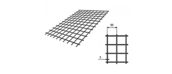 Сетка сварная (дорожная) 50х50х3мм 1х2м купить с доставкой в Коломне